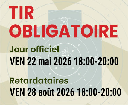 tir obligatoire 2025 Courroux